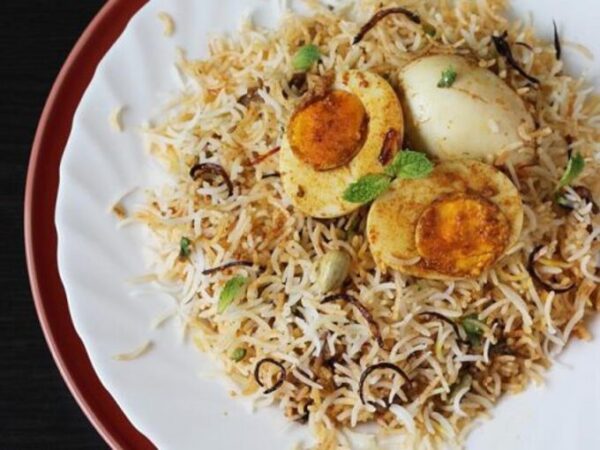 Egg biryani
